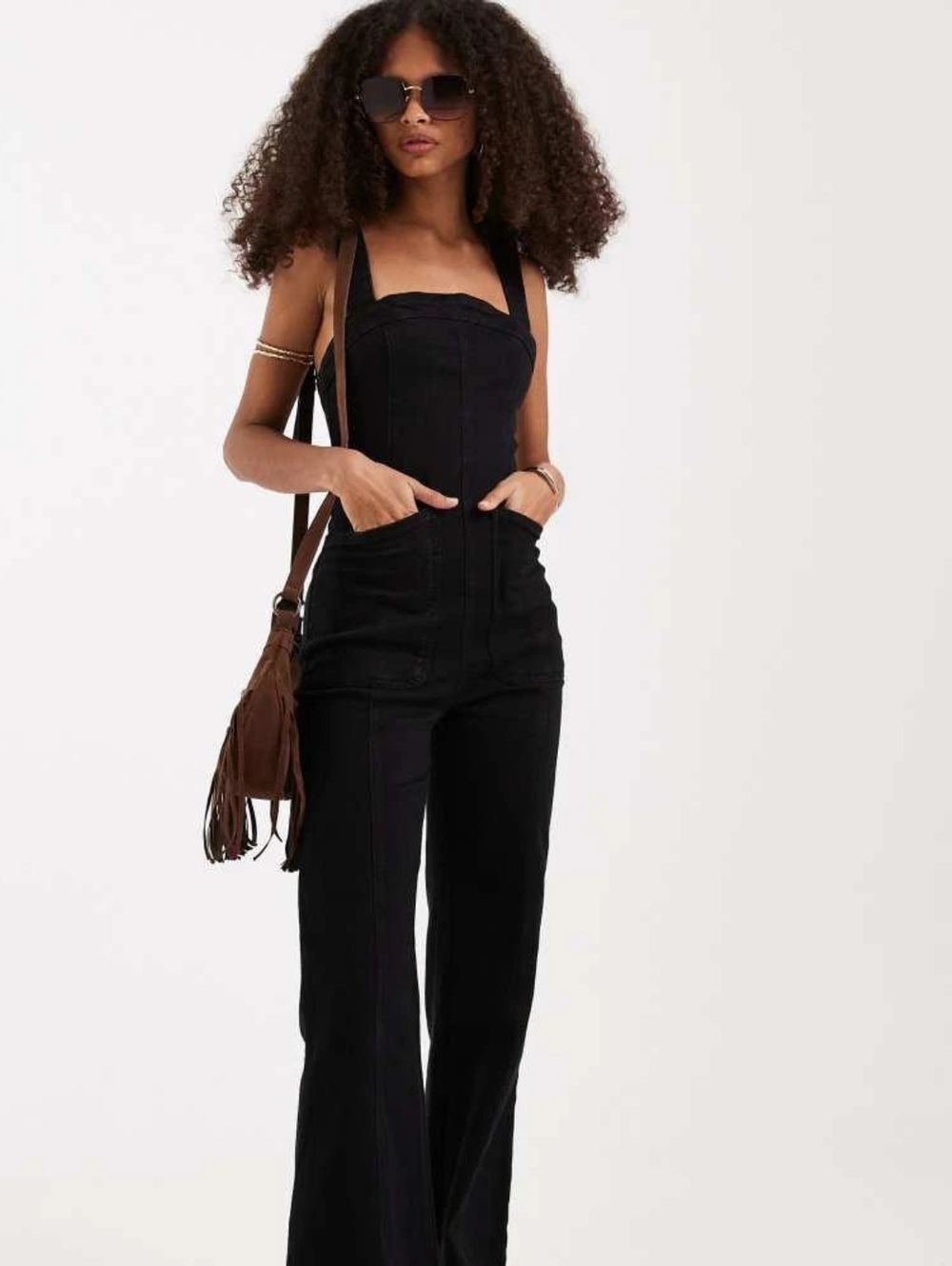 NWOT Free People Suns Out Bootcut Jumpsuit Sz XL